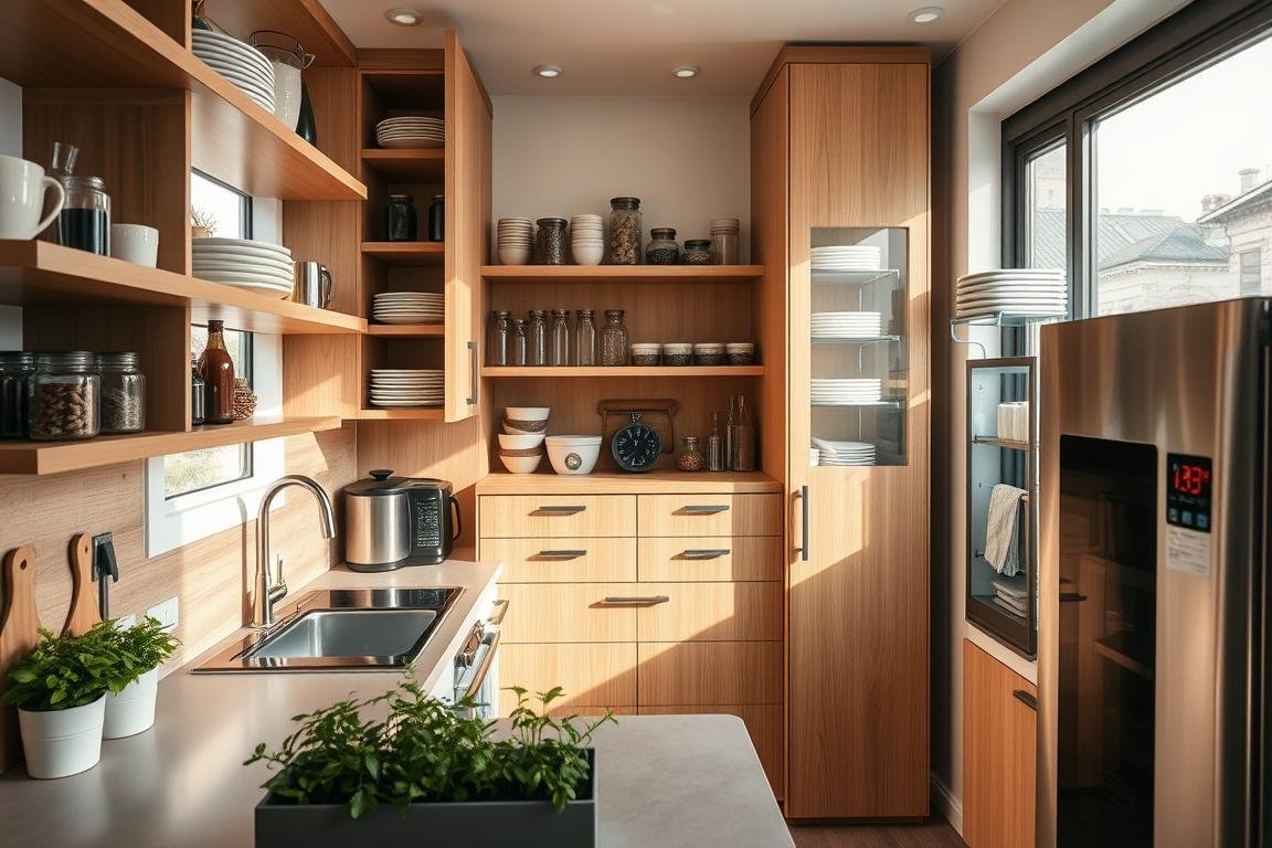 Small apartment kitchen