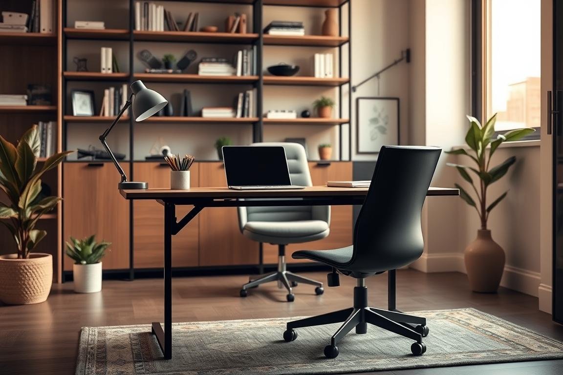 Space saving desk ideas