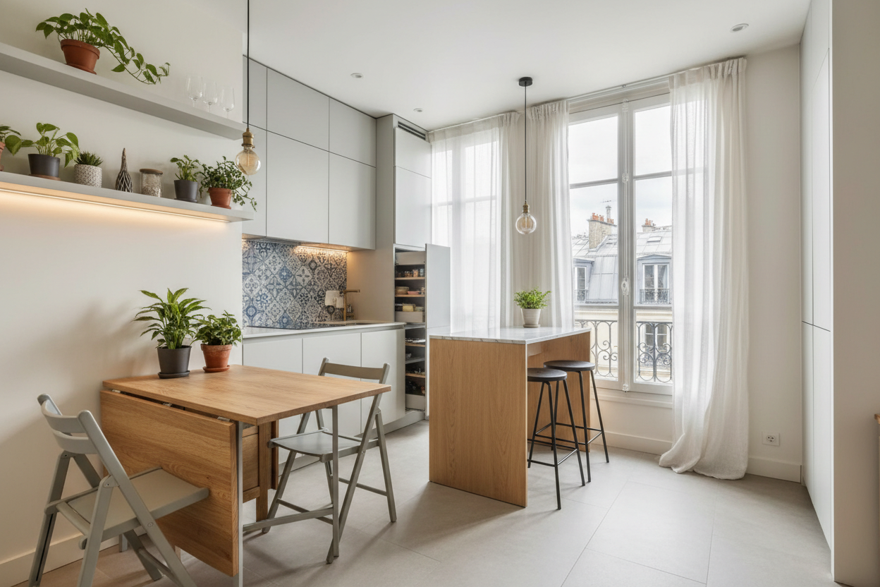 Tiny Parisian Apartment