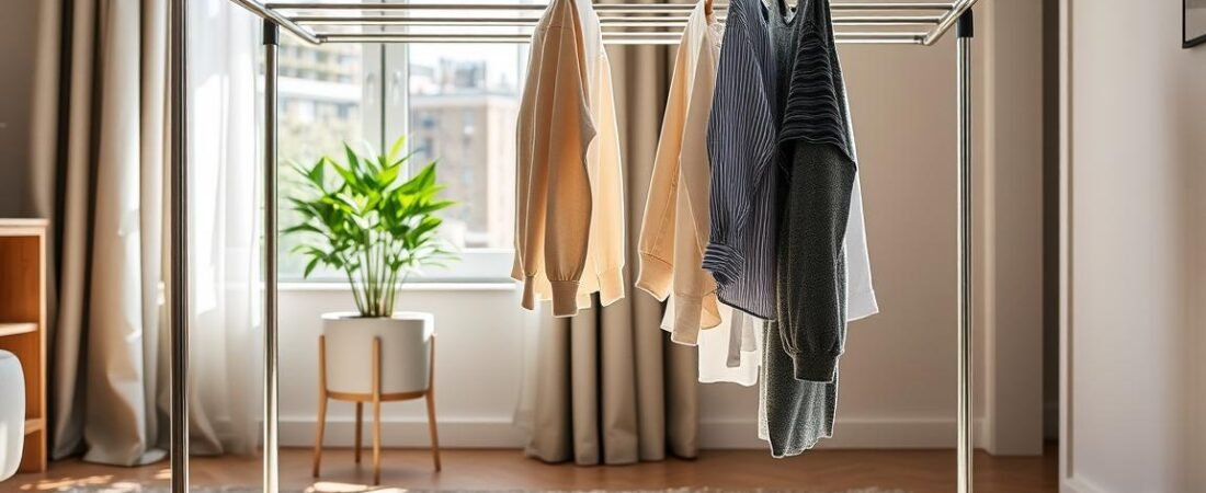 10 Clever Clothes Drying Rack Space Saving Ideas for Small Homes