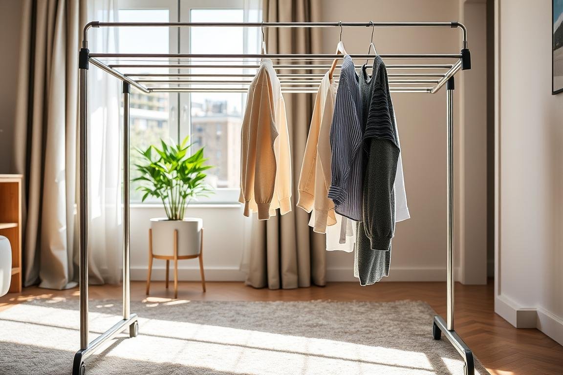 clothes drying rack space saving