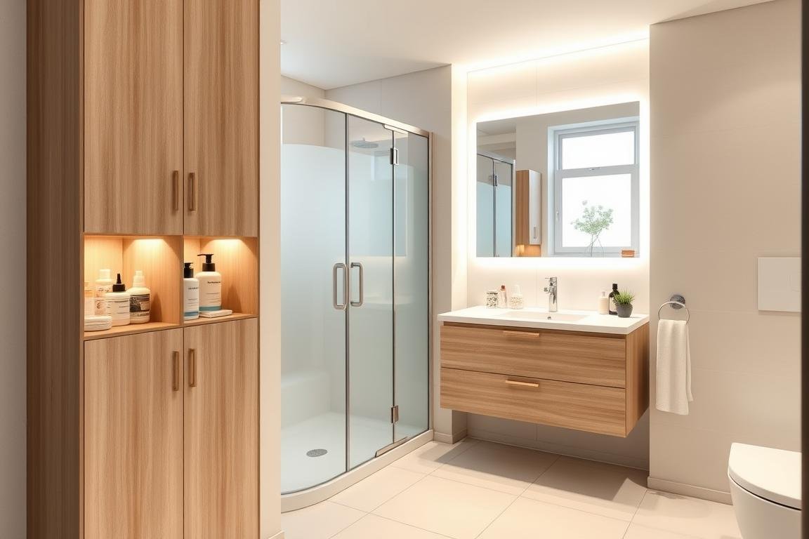 small apartment bathroom