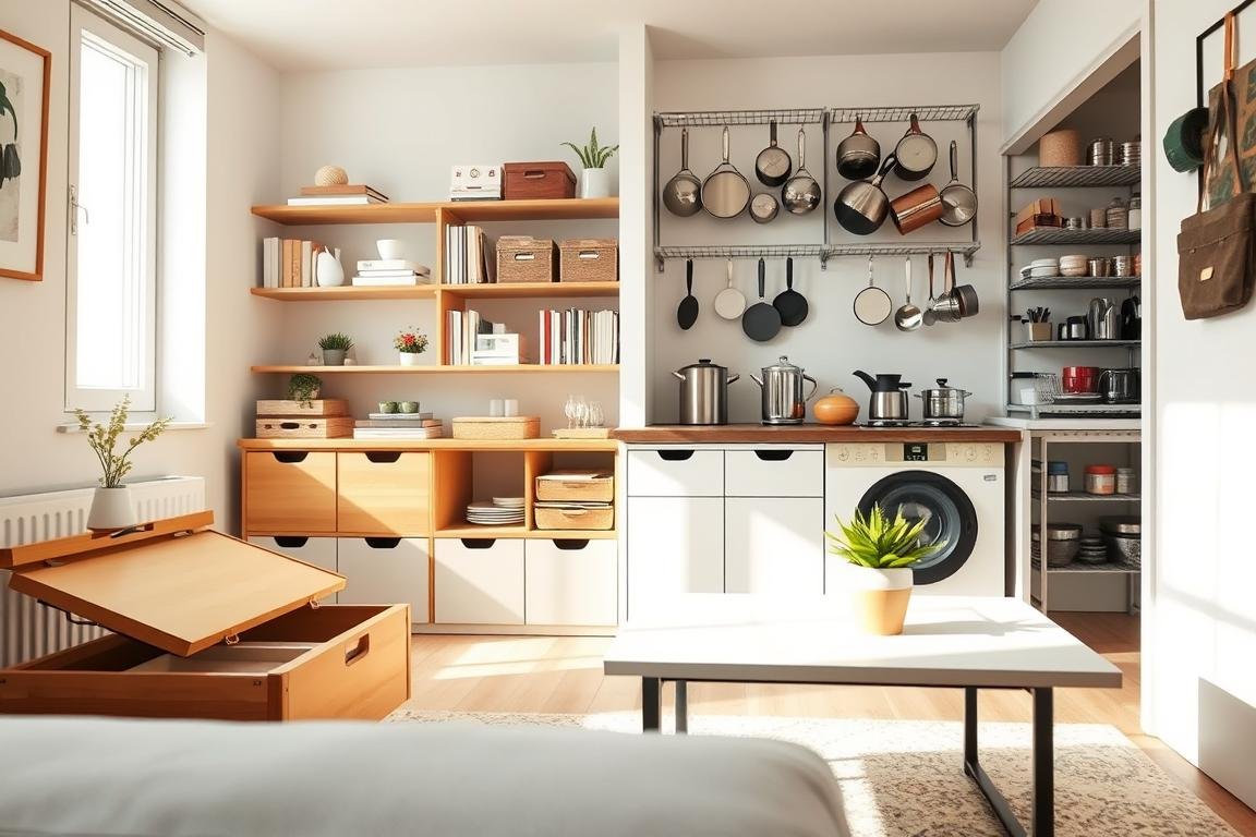 small apartment ideas space saving
