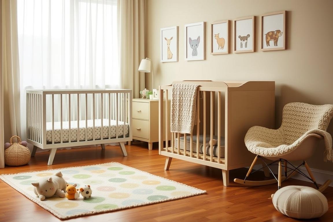 small nursery ideas space saving