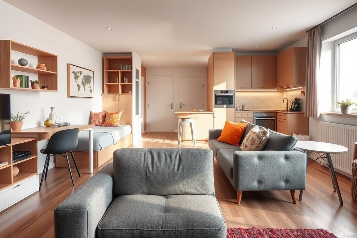 small studio apartment decorating