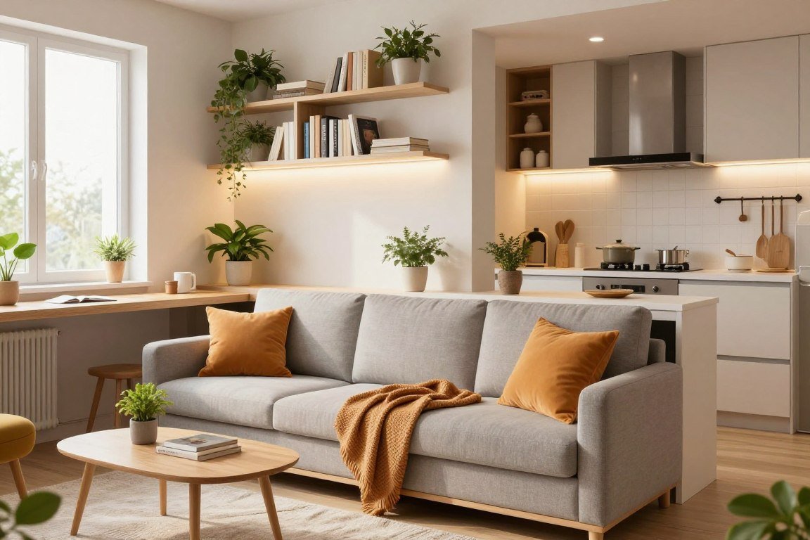 tiny apartment decorating