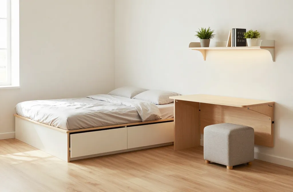 18 Tiny Bedroom Space-Saving Ideas for Small Rooms: Tiny Room, Big Wow