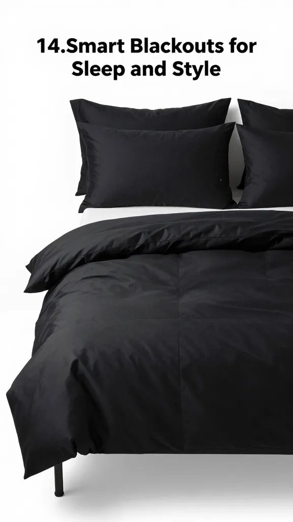 High-quality photo representing: 14. Smart Blackouts for Sleep and Style