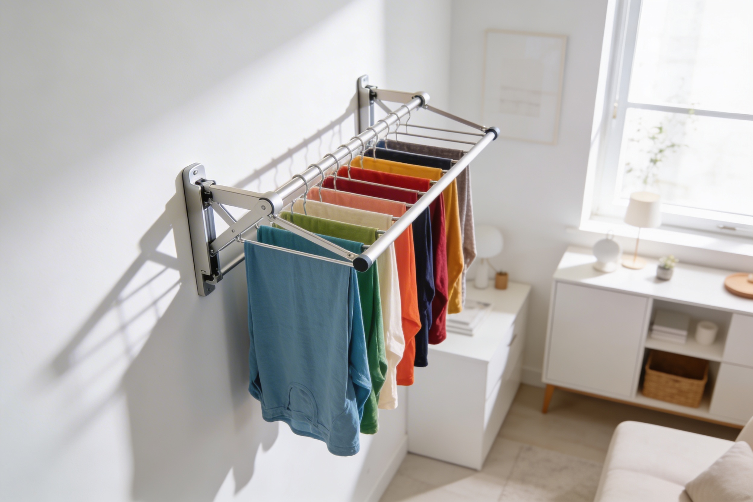 The Best Space-Saving Clothes Drying Rack Setup for Small Homes