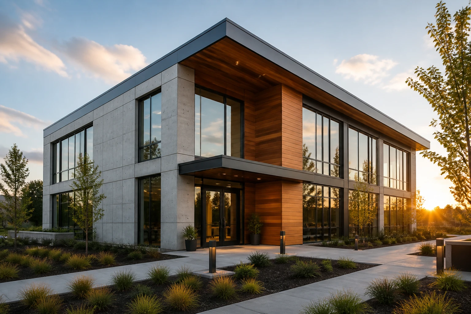 6 Small Office Exterior Designs That Look Stunning From the Outside in