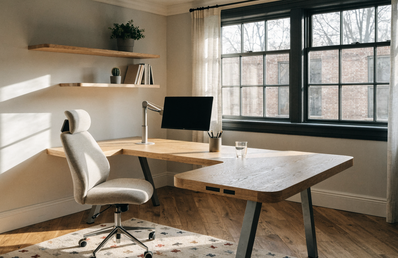 5 Sit-Stand Desk Home Office Layouts That Actually Look Good