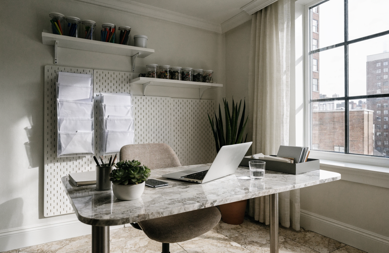 8 Small Office Organization Ideas to Finally Get Your Space Under Control